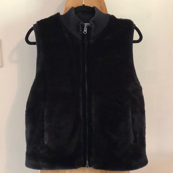 [TYLER BOE] Fur Front Vest - Picture 1 of 7